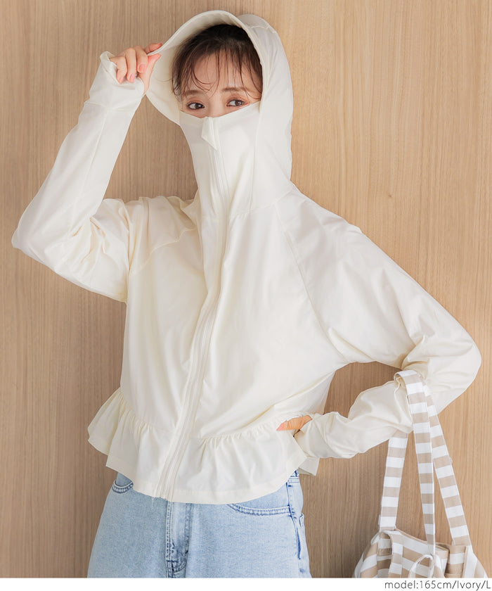 コカ coca 水陸両用ラッシュガードワンピースパーカー （Ivory） Ivory