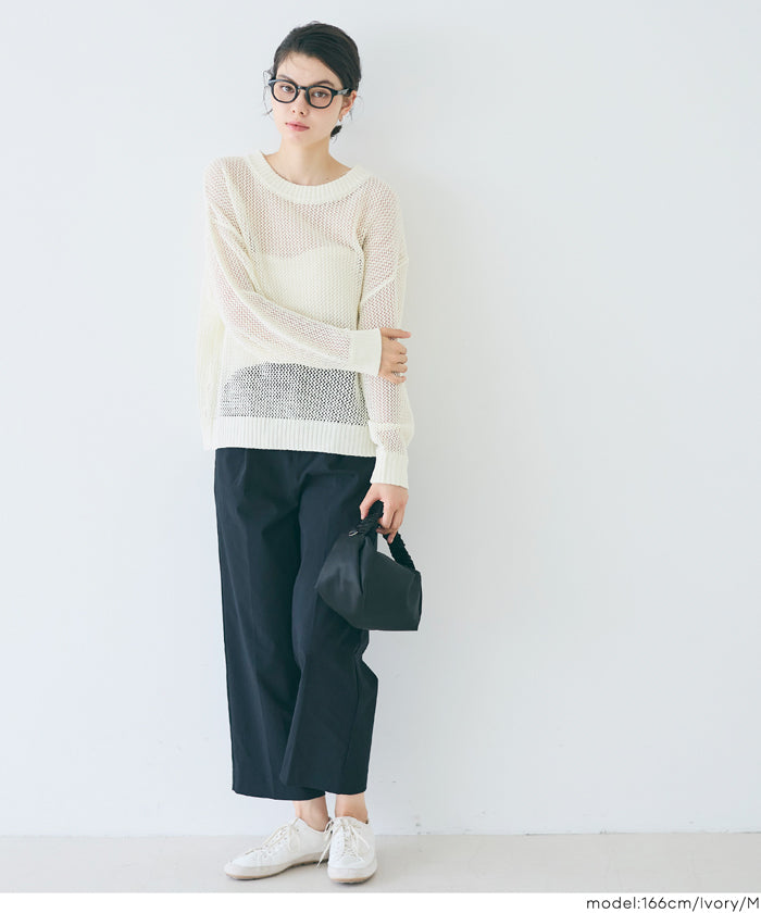 コカ coca メッシュニットプルオーバー （Ivory） Ivory