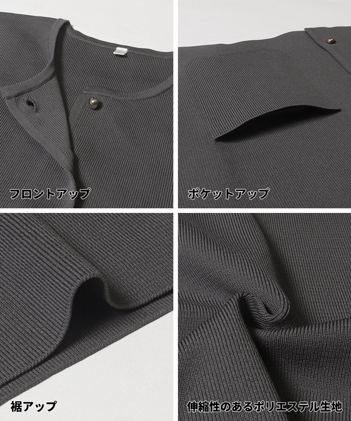 コカ coca ゴールドボタンクルーネックニットカーディガン （Navy） Navy