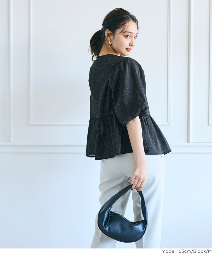 コカ coca シースルーフレアブラウスジャケット （Black） Black