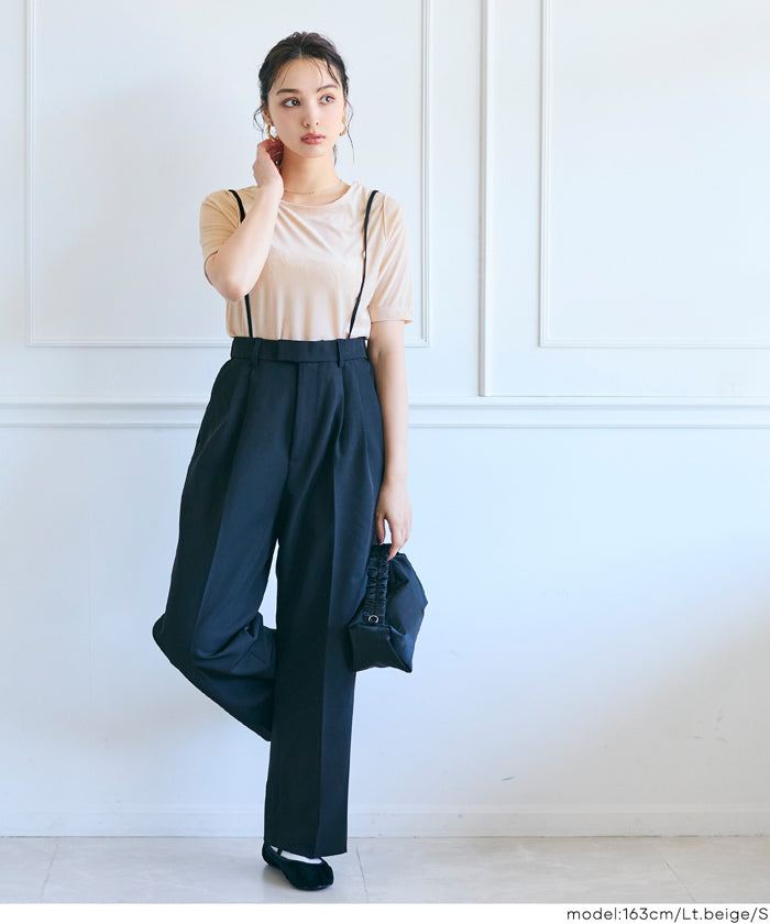 コカ coca 2WAYベロア半袖トップス （Lt.beige） Lt.beige