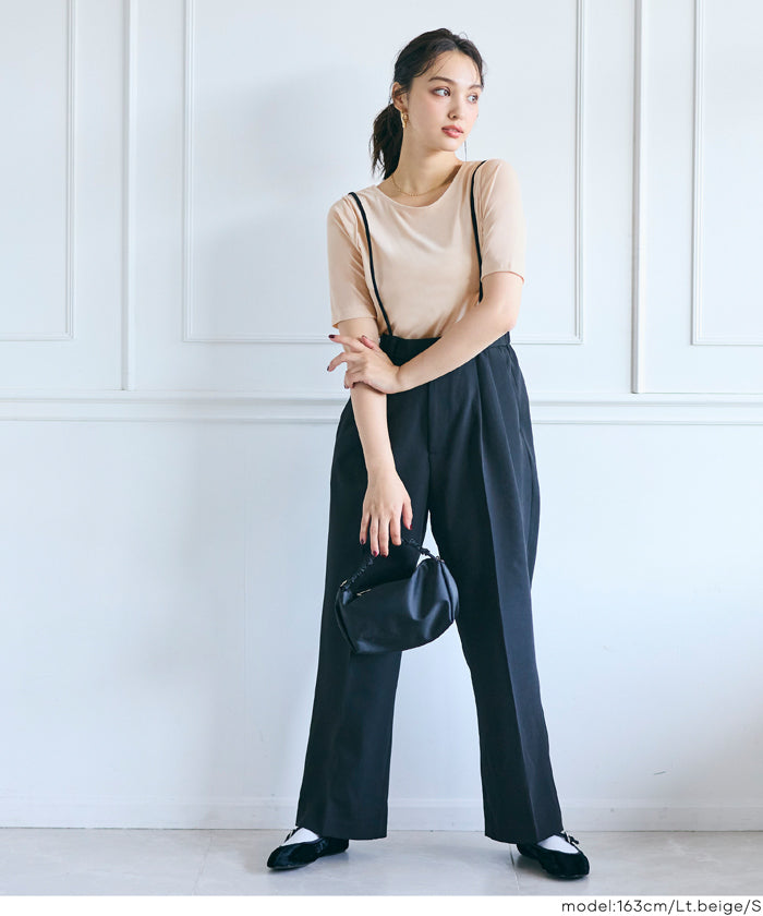 コカ coca 2WAYベロア半袖トップス （Lt.beige） Lt.beige