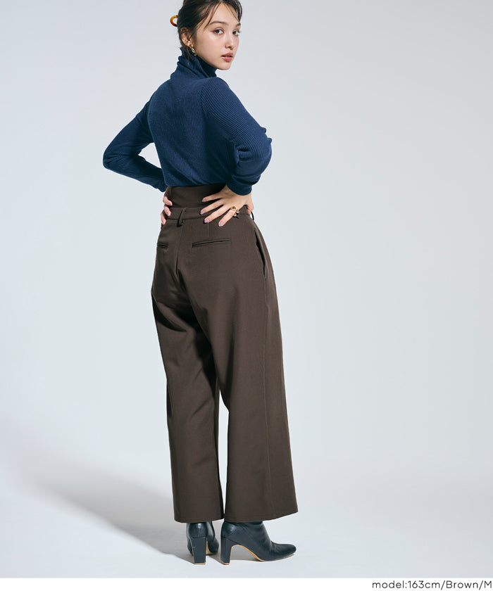 コカ coca ウエストデザインワイドパンツ （Stripe） Stripe