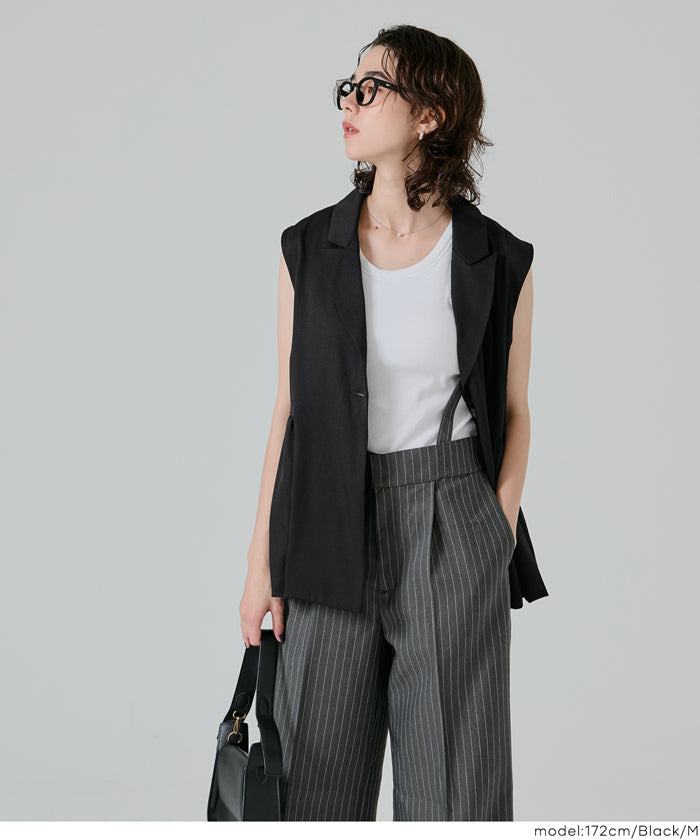 コカ coca バルーンヘムベストジャケット （Black） Black