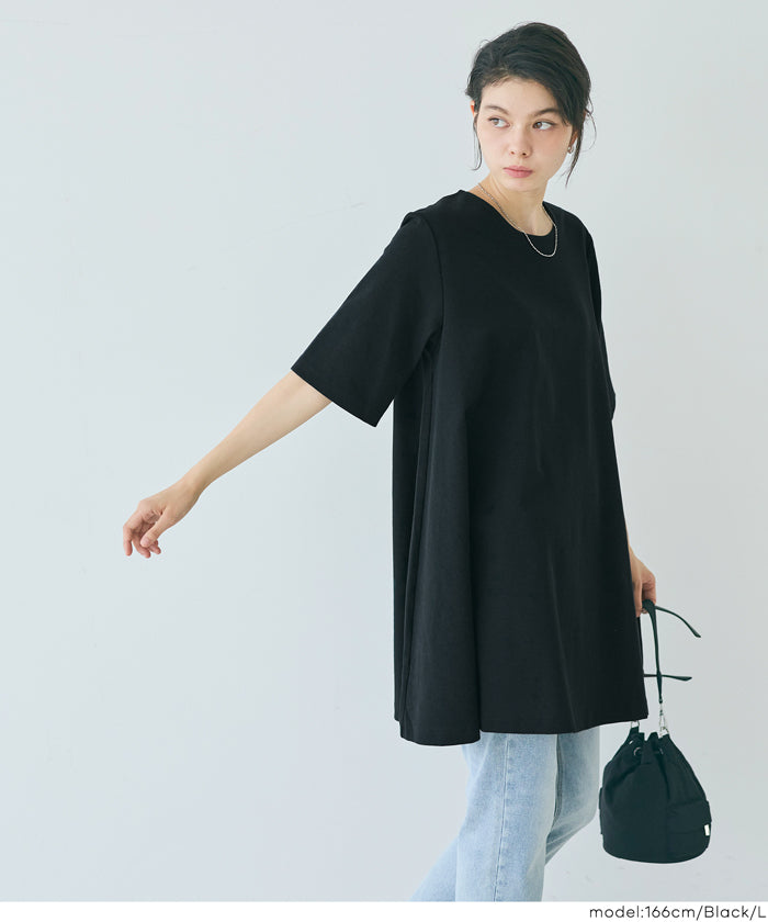 コカ coca Aラインチュニック （Black） Black