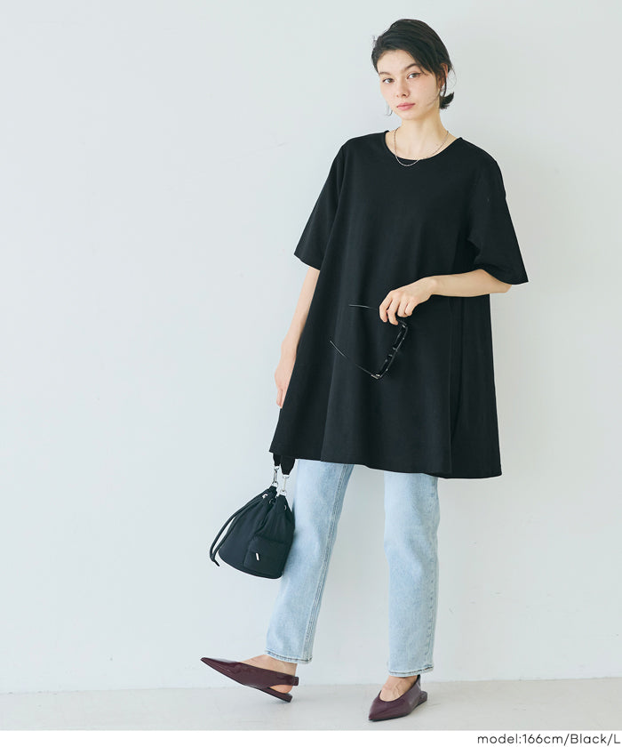 コカ coca Aラインチュニック （Black） Black