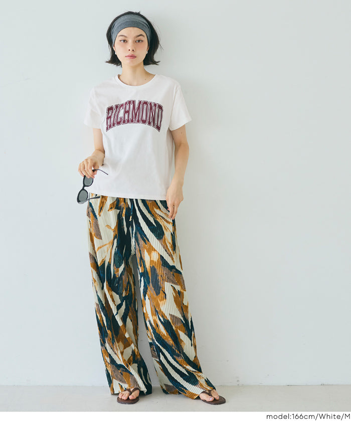 コカ coca サイドスリットプリントTシャツ （White） White