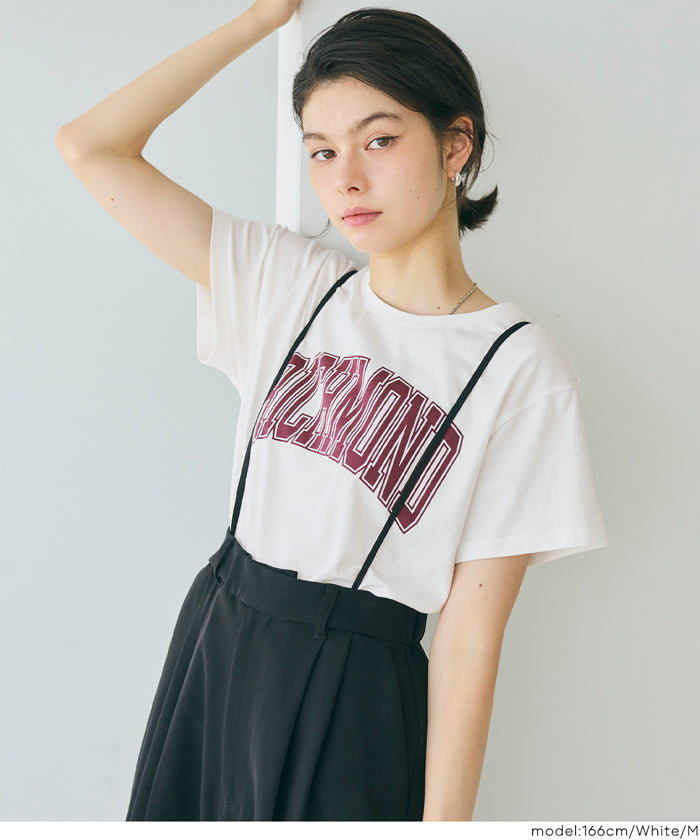 コカ coca サイドスリットプリントTシャツ （White） White