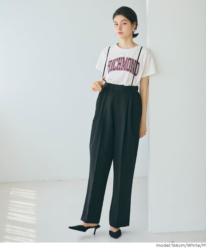 コカ coca サイドスリットプリントTシャツ （White） White