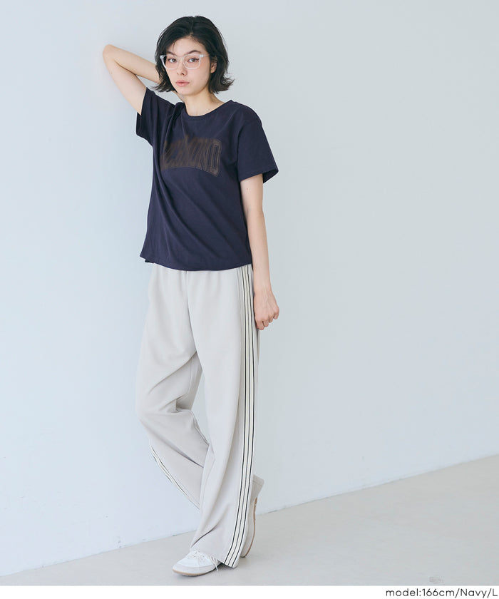 コカ coca サイドスリットプリントTシャツ （White） White
