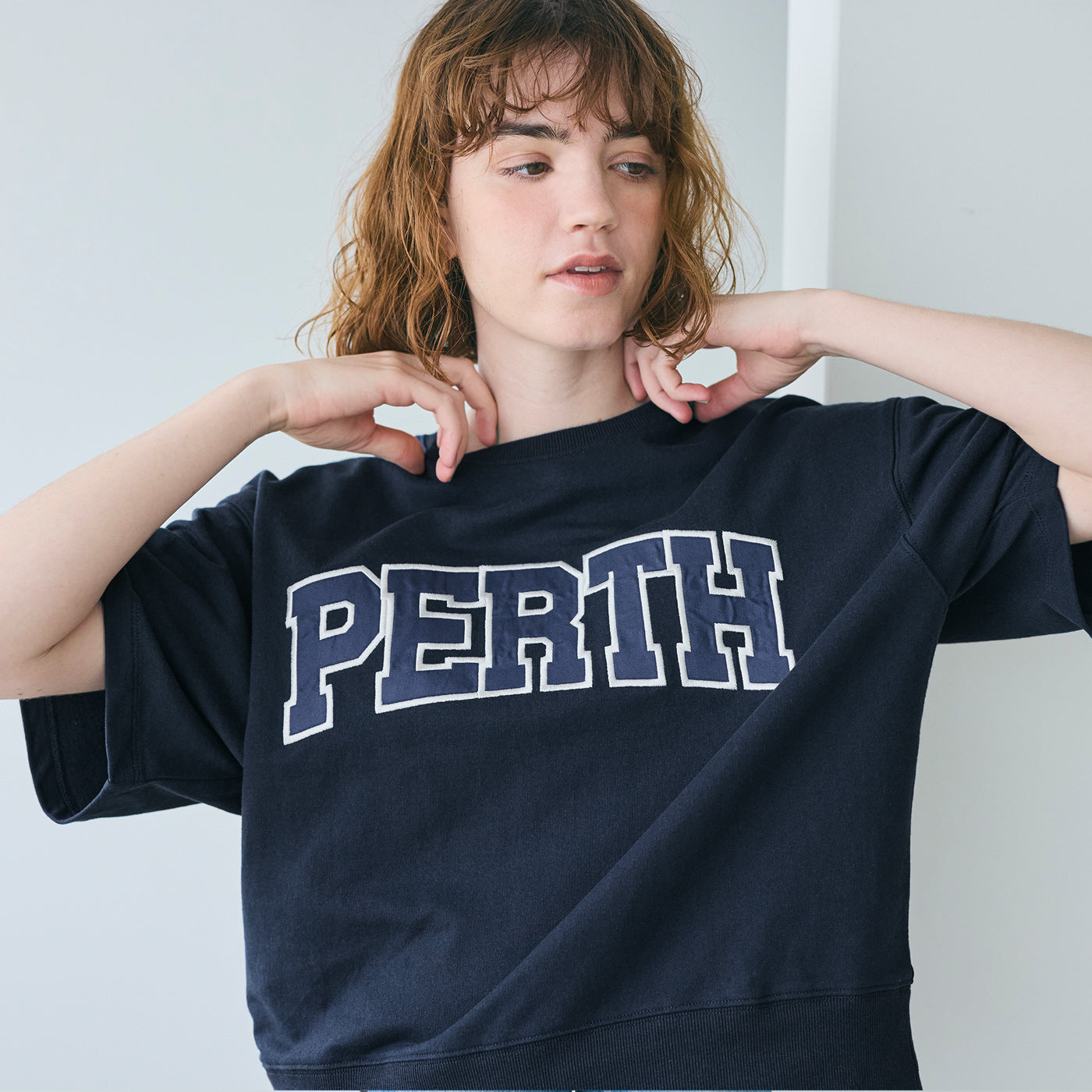 コカ coca ロゴショートTシャツ （Navy） Navy