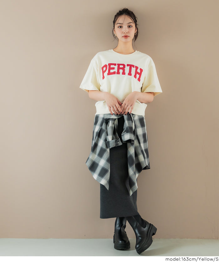 コカ coca ロゴショートTシャツ （Navy） Navy