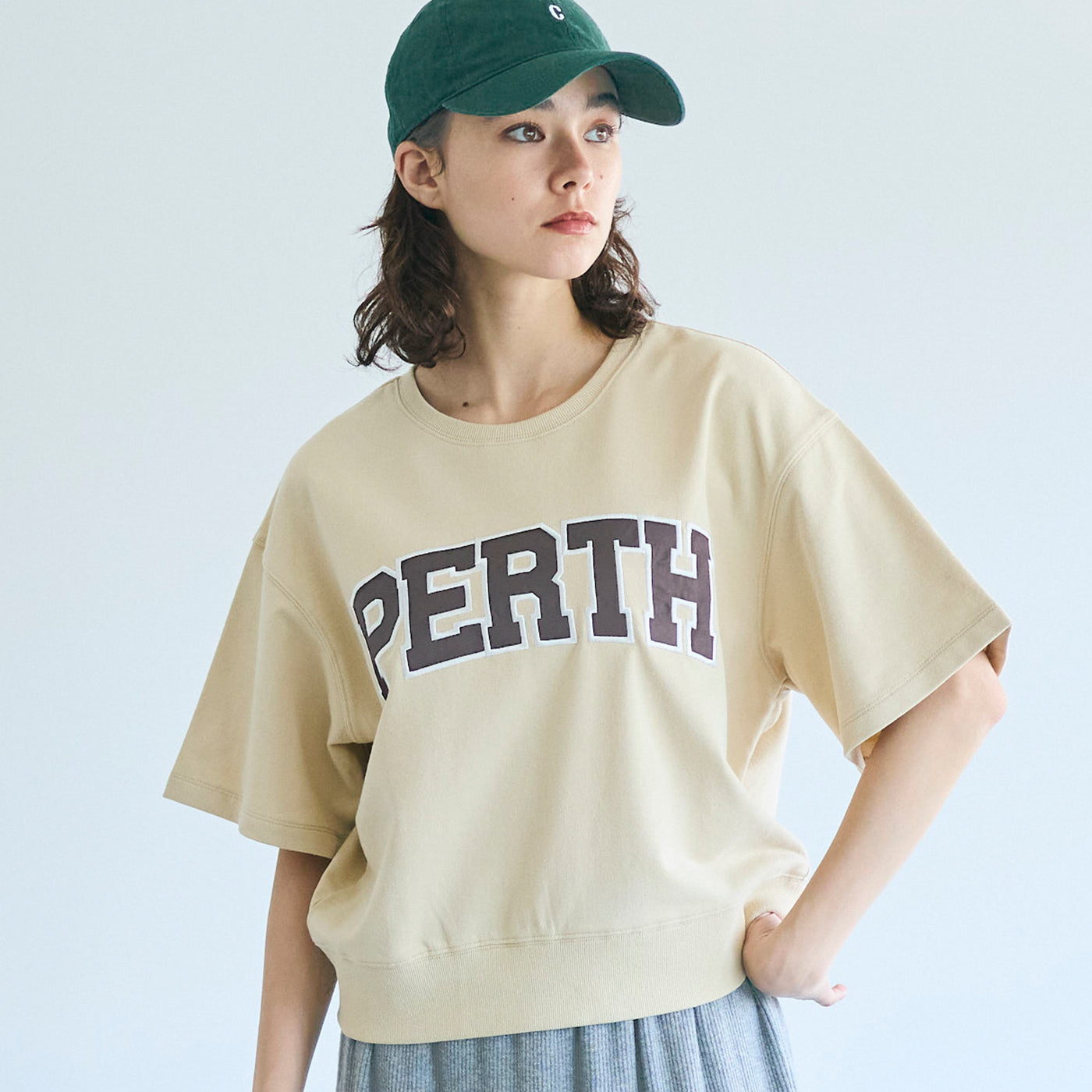 コカ coca ロゴショートTシャツ （Beige） Beige