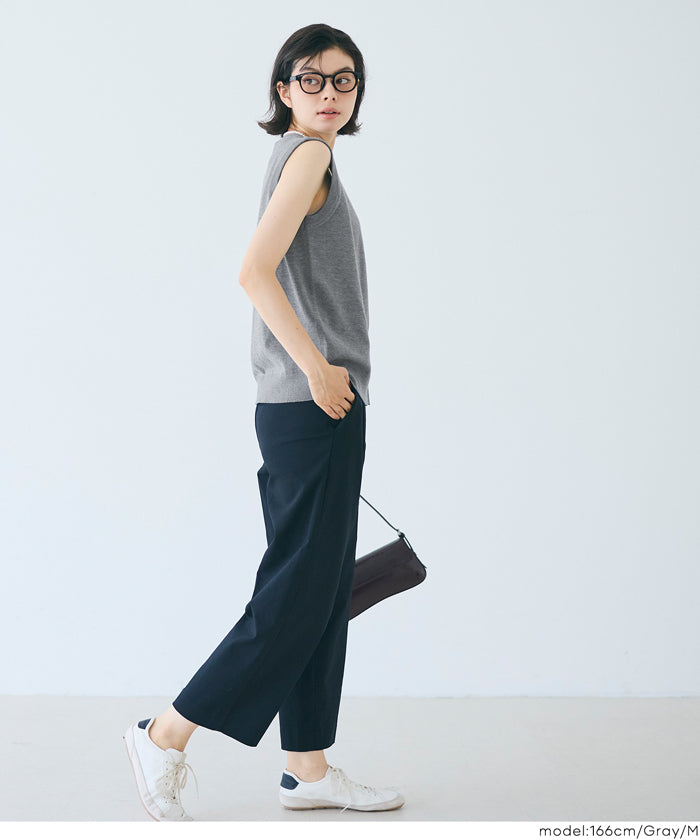 コカ coca Vネックニットベスト （Gray） Gray