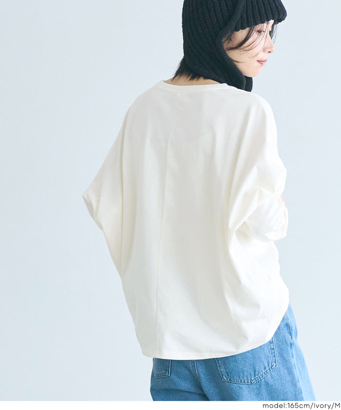 コカ coca ドルマンロゴTシャツ （Charcoal） Charcoal