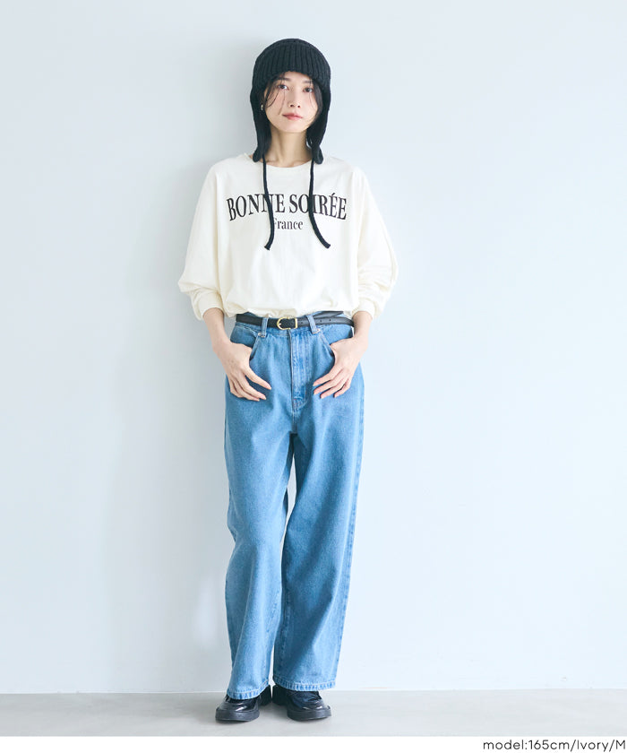 コカ coca ドルマンロゴTシャツ （Charcoal） Charcoal