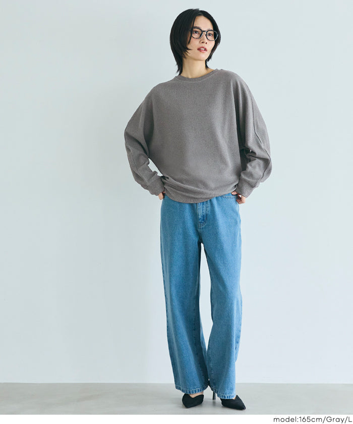コカ coca エンボスドルマントップス （Black） Black