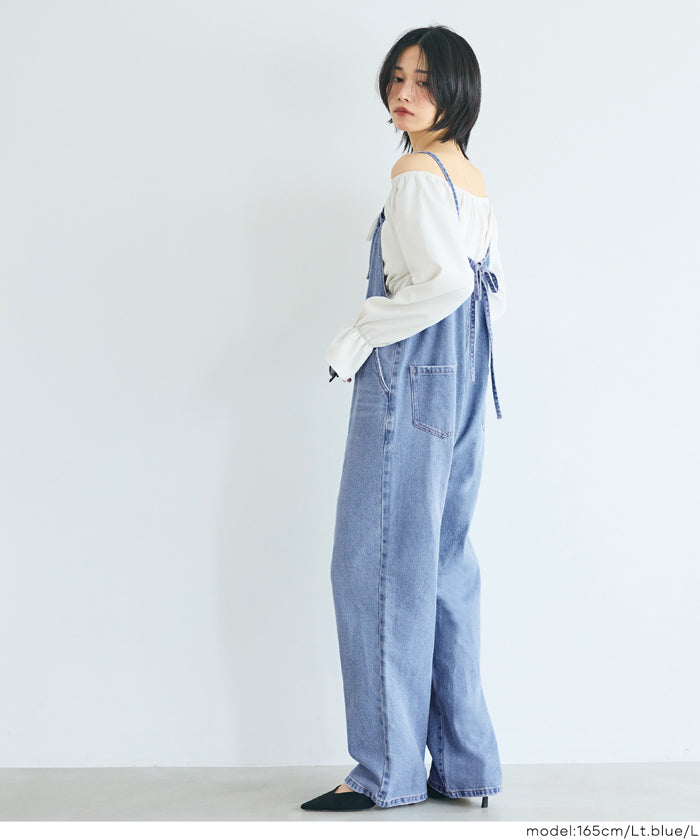 コカ coca デニムサロペット （Lt.blue） Lt.blue