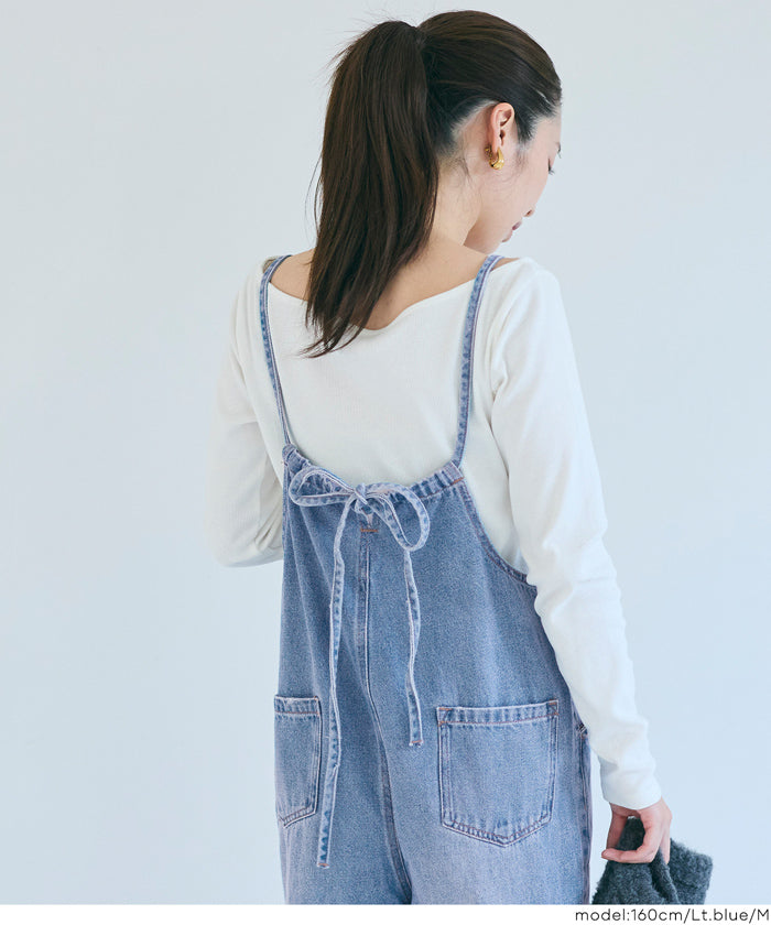 コカ coca デニムサロペット （Lt.blue） Lt.blue