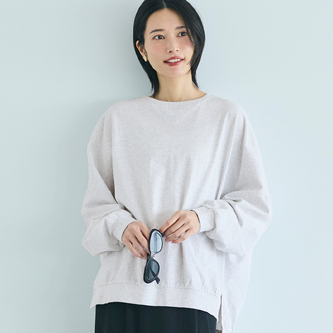 コカ coca ビッグシルエットロングTシャツ （Lt.gray） Lt.gray