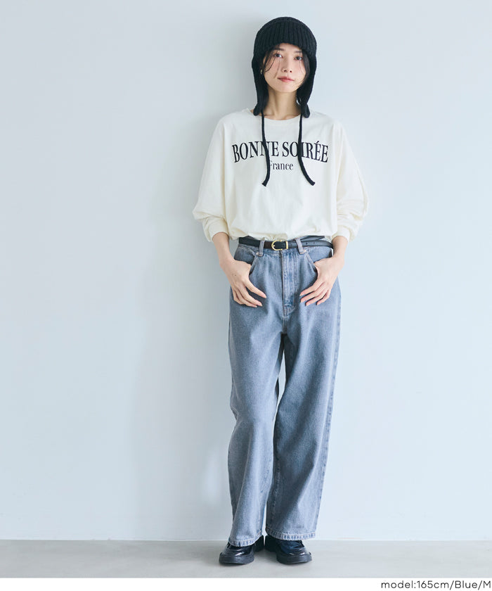コカ coca ストレートデニムパンツ （Blue） Blue