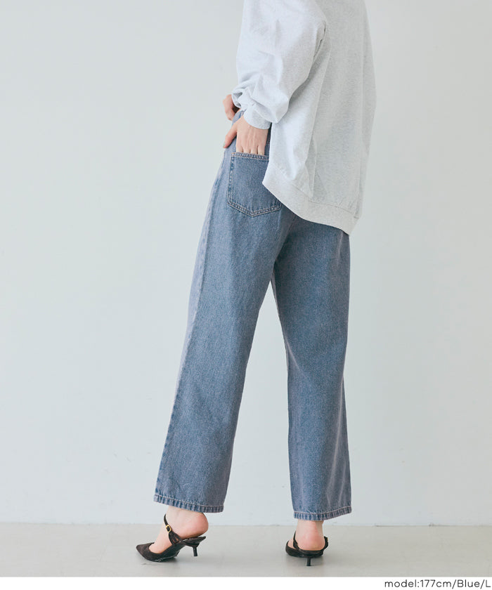 コカ coca ストレートデニムパンツ （Blue） Blue
