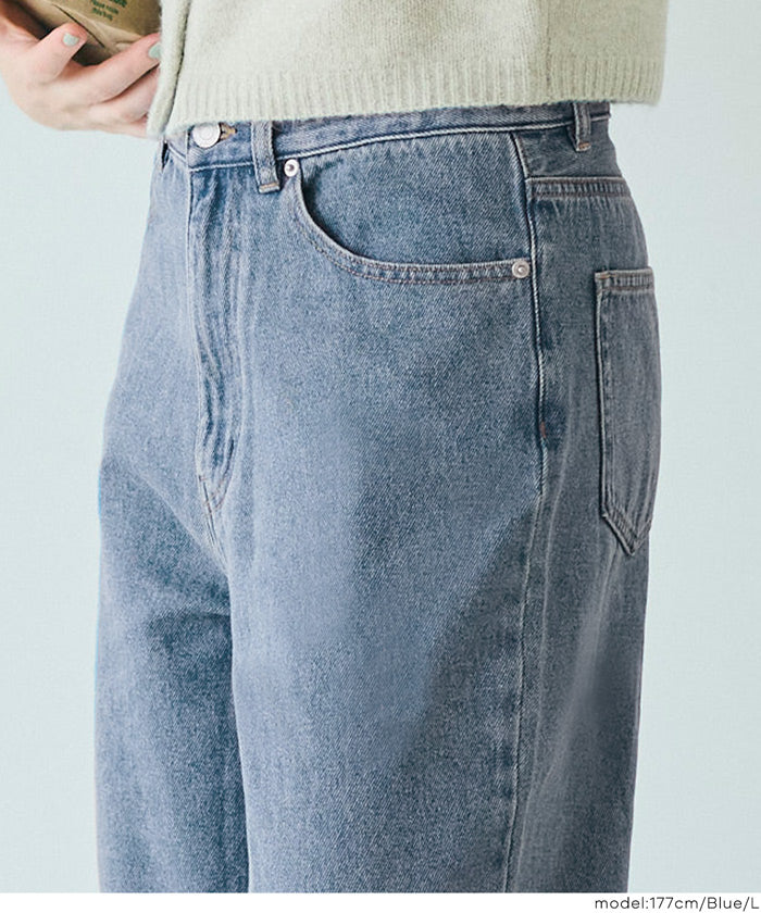 コカ coca ストレートデニムパンツ （Blue） Blue