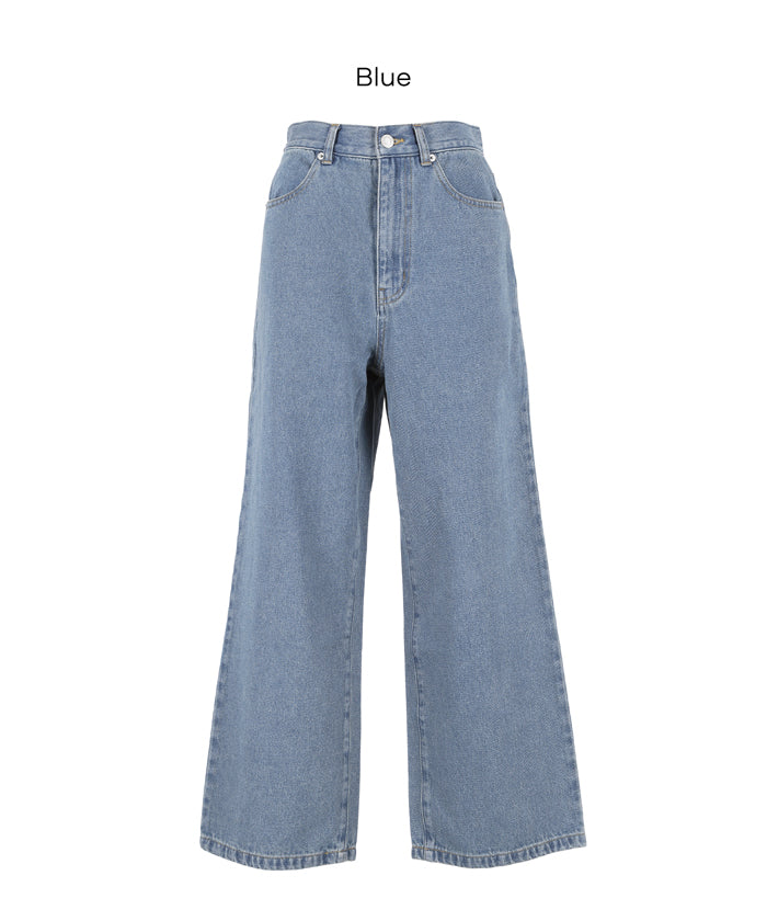 コカ coca ストレートデニムパンツ （Blue） Blue