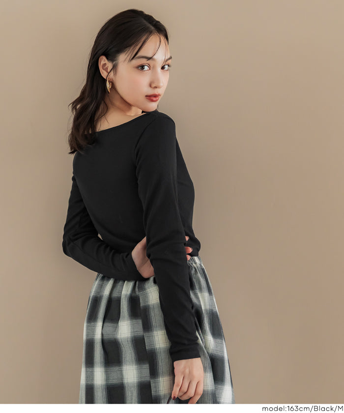 コカ coca テレコリブオフショルダートップス （Black） Black