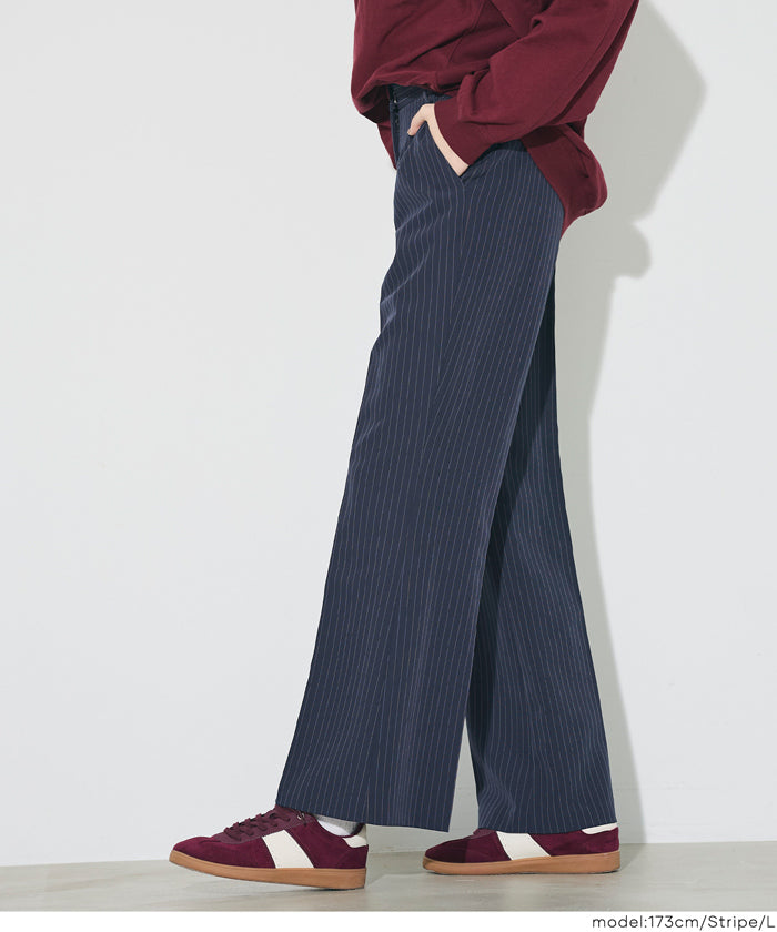 コカ coca ストライプセミフレアパンツ （Stripe） Stripe