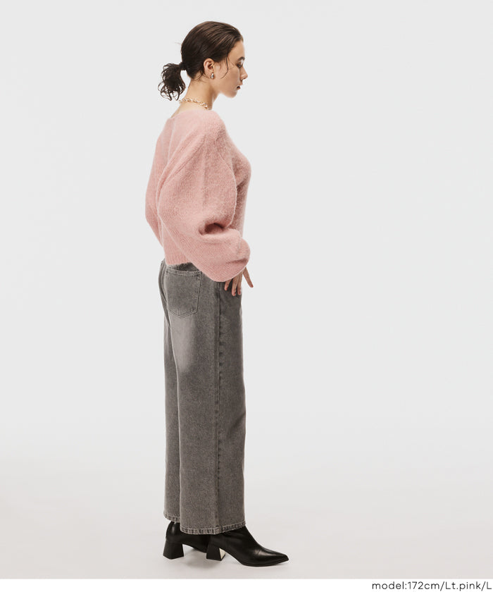 コカ coca Vネックニットトップス （Lt.pink） Lt.pink