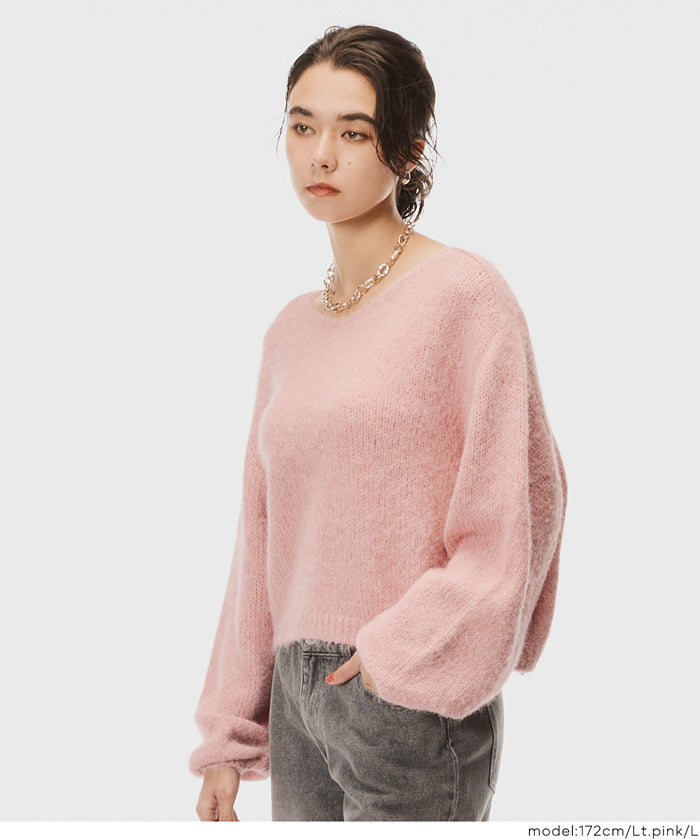 コカ coca Vネックニットトップス （Lt.pink） Lt.pink