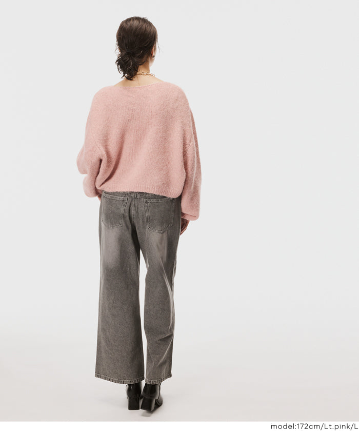 コカ coca Vネックニットトップス （Lt.pink） Lt.pink