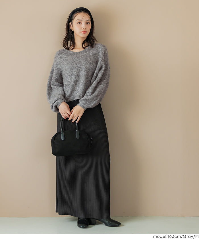 コカ coca Vネックニットトップス （Lt.pink） Lt.pink