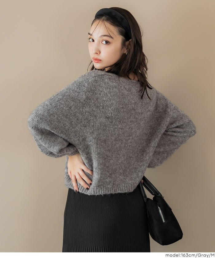 コカ coca Vネックニットトップス （Lt.pink） Lt.pink