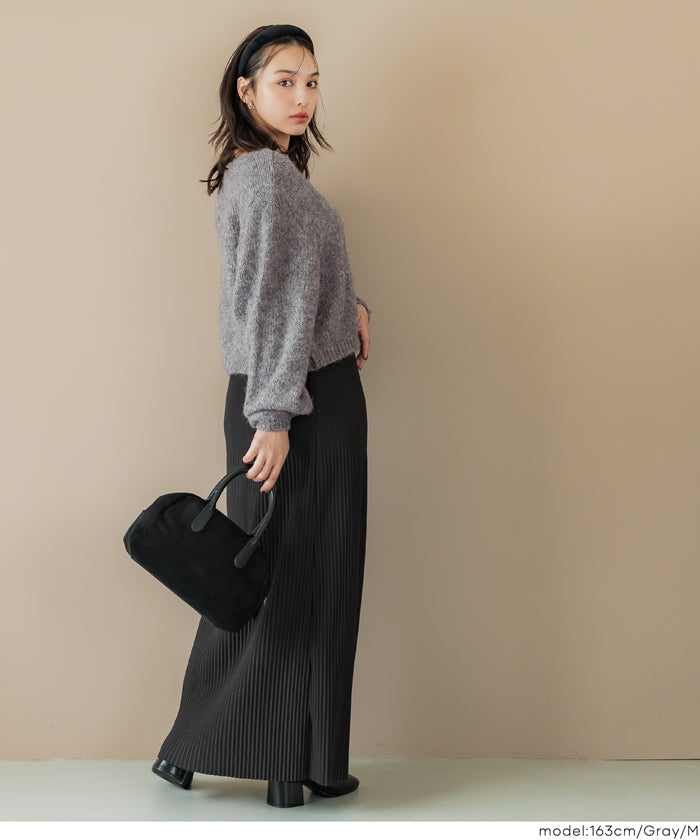 コカ coca Vネックニットトップス （Lt.pink） Lt.pink