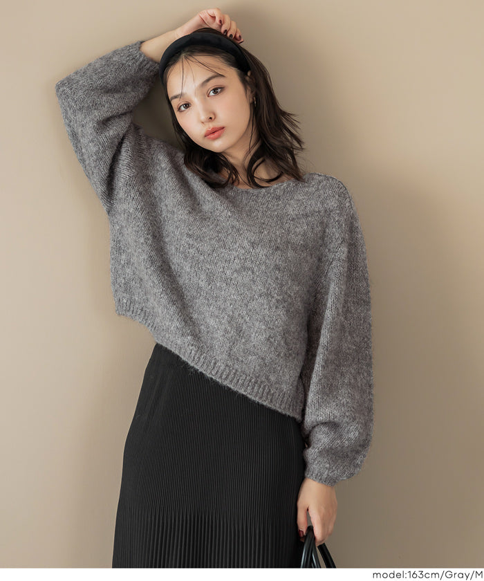 コカ coca Vネックニットトップス （Lt.pink） Lt.pink