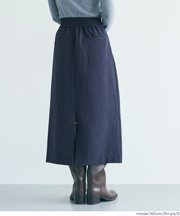 コカ coca Iラインスリットスカート （Stripe） Stripe