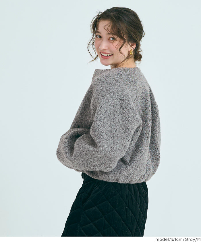 コカ coca カーリーボアブルゾン （Black） Black