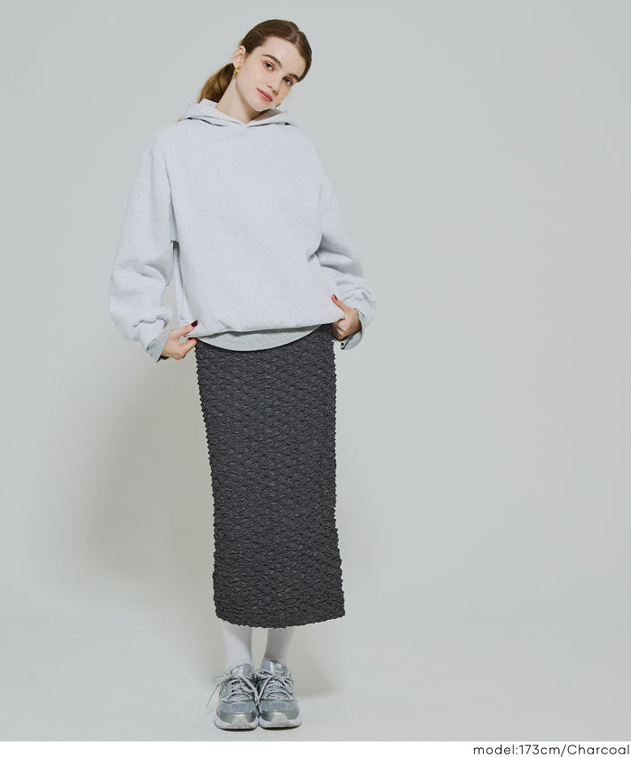 コカ coca デザインIラインスカート （Charcoal） Charcoal