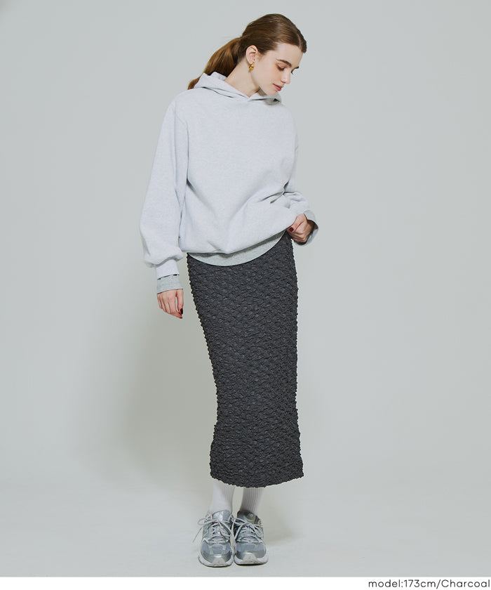 コカ coca デザインIラインスカート （Charcoal） Charcoal