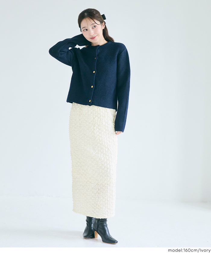 コカ coca デザインIラインスカート （Charcoal） Charcoal