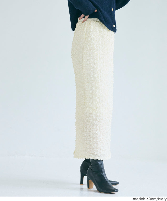 コカ coca デザインIラインスカート （Charcoal） Charcoal