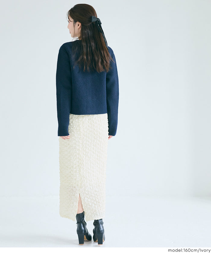 コカ coca デザインIラインスカート （Charcoal） Charcoal