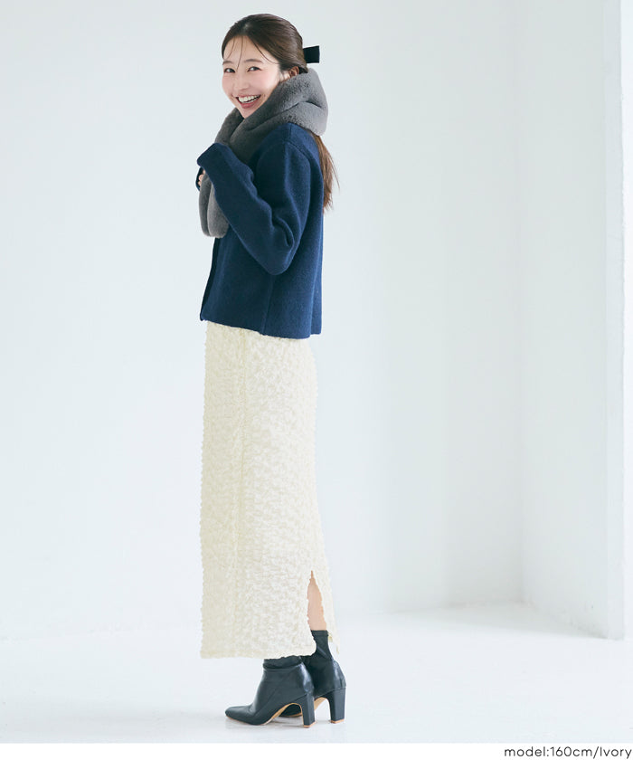 コカ coca デザインIラインスカート （Charcoal） Charcoal