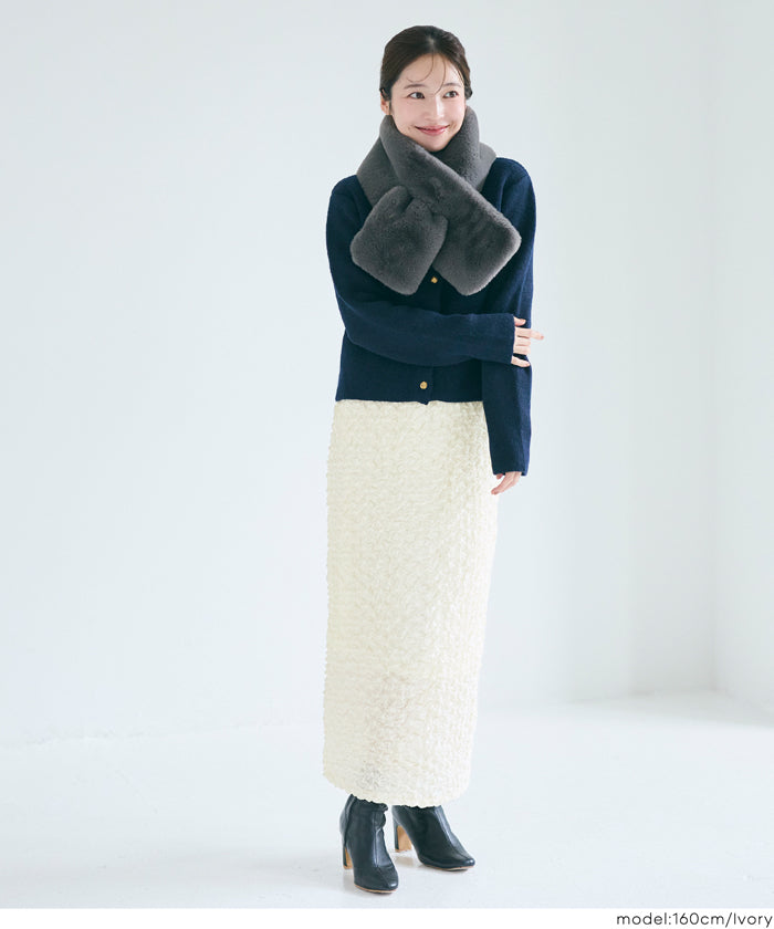 コカ coca デザインIラインスカート （Charcoal） Charcoal