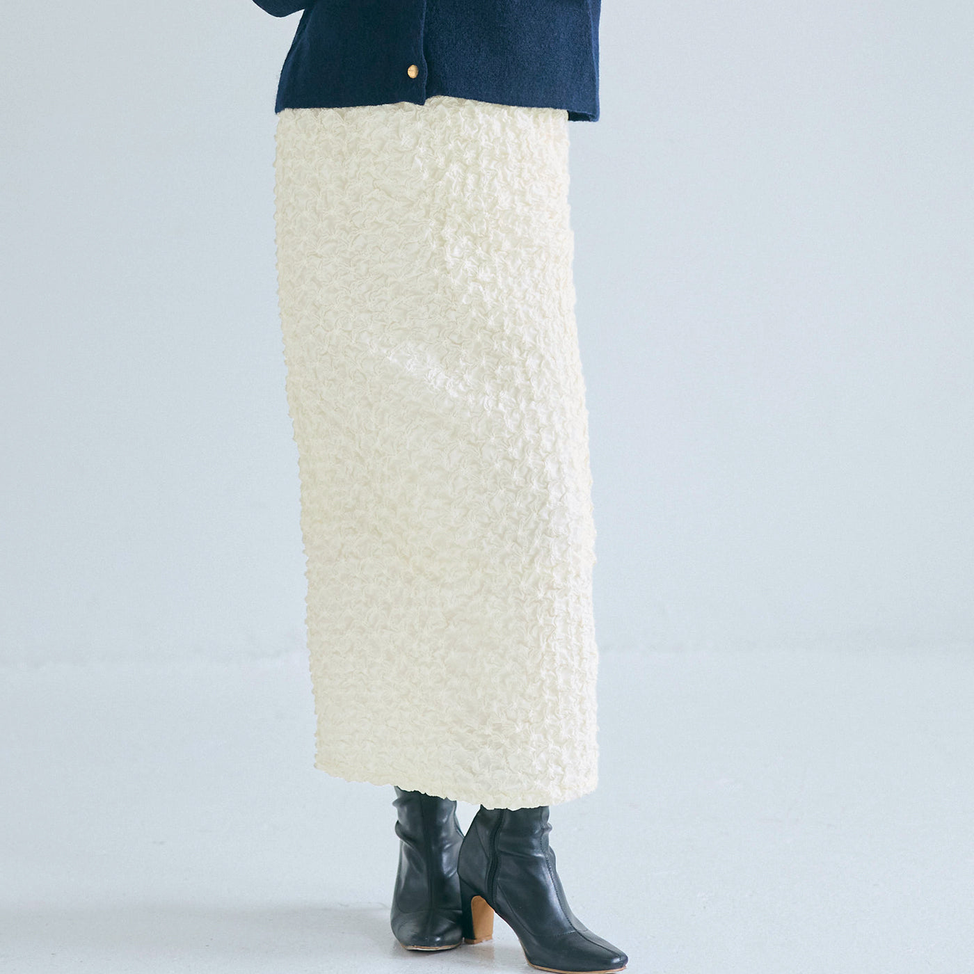 コカ coca デザインIラインスカート （Ivory） Ivory