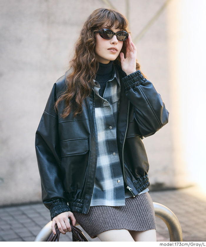 コカ coca 縮絨ニットミニスカート （Navy） Navy