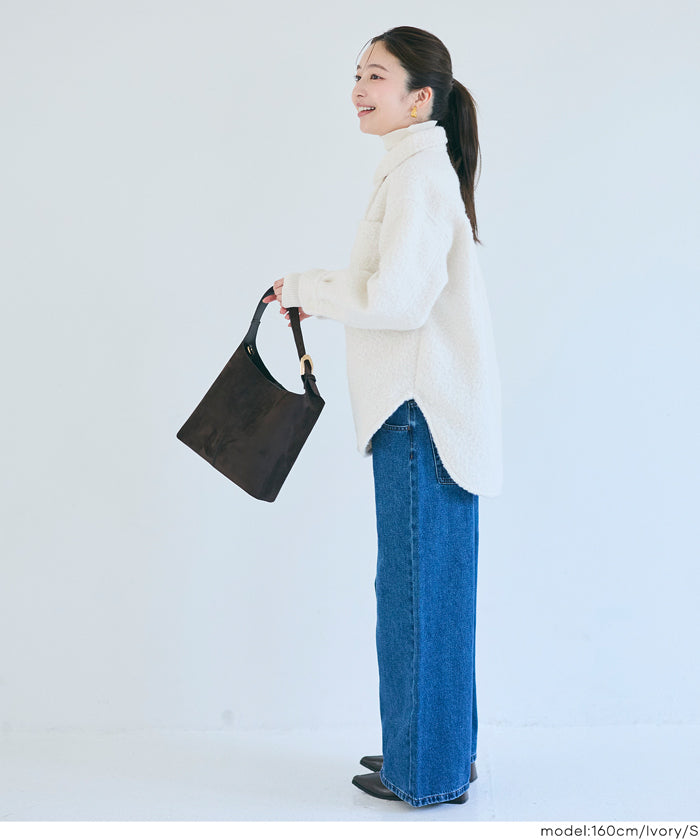 コカ coca プードルボアジャケット （White） White