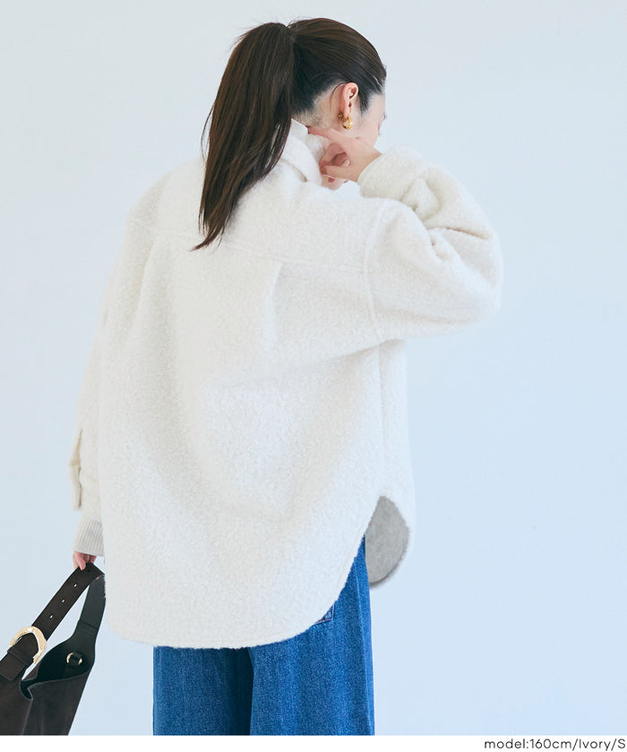 コカ coca プードルボアジャケット （White） White